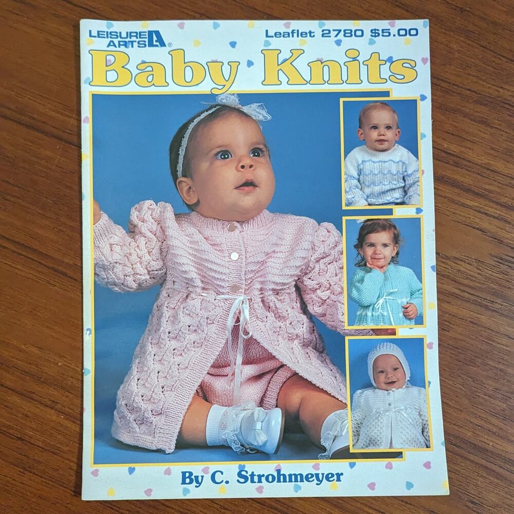 Baby Knits Pattern Book Leisure Arts 2780